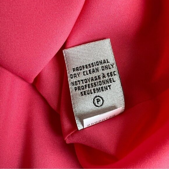 Tibi 100% Silk Wrap Pink Hummingbird Dress - 4 - Picture 8 of 8